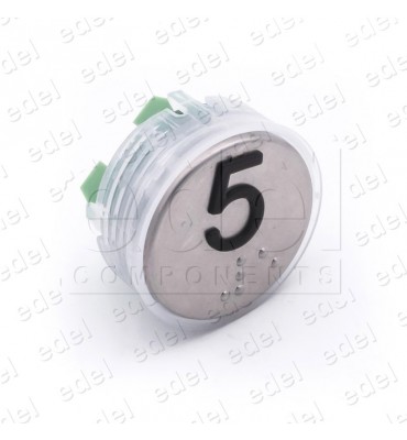 BOUTON VEGA VENUS  LUM.  ROUGE 12/24V 5