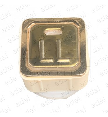 PULSADOR JMT TAD DORADO 24V ROJO (LL)