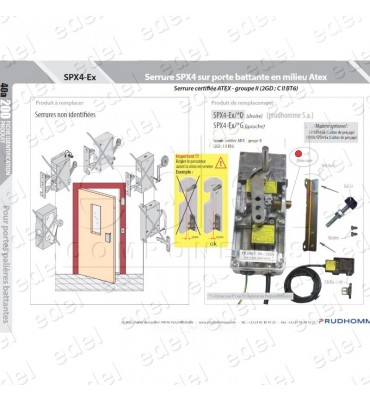 CERRADURA PRUDHOMME ACC.L DCH.A.DEFL.