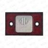 R2172PTBCA49 PUSH BUTTON MAC PUARSA COMPAC BRAILLE COR 1C 24V RED AP