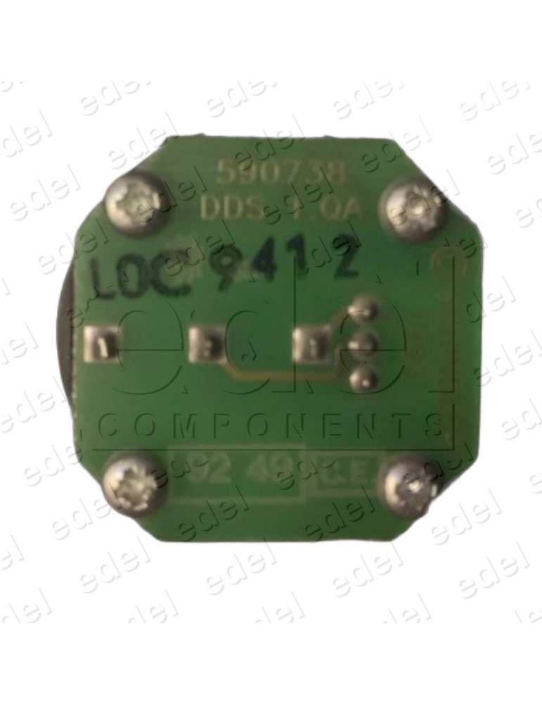 PULSADOR SCHINDLER D2 (C.PUERTA) 3 PINES LUMINOSO VERD