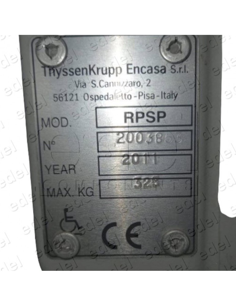 BOTONERA SALVAESCAL. THYSSEN TK ENCASA 06/33.062