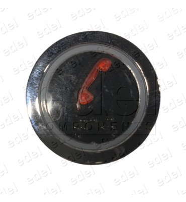 PULSADOR EDEL REGLETA CROMO SIN LUM. TELEFONO