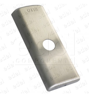 FBA147CH13 BOTONERA RELLANO OTIS CROMO LIJADO 1 ELEMENTO CON LOGO D.28 HBB