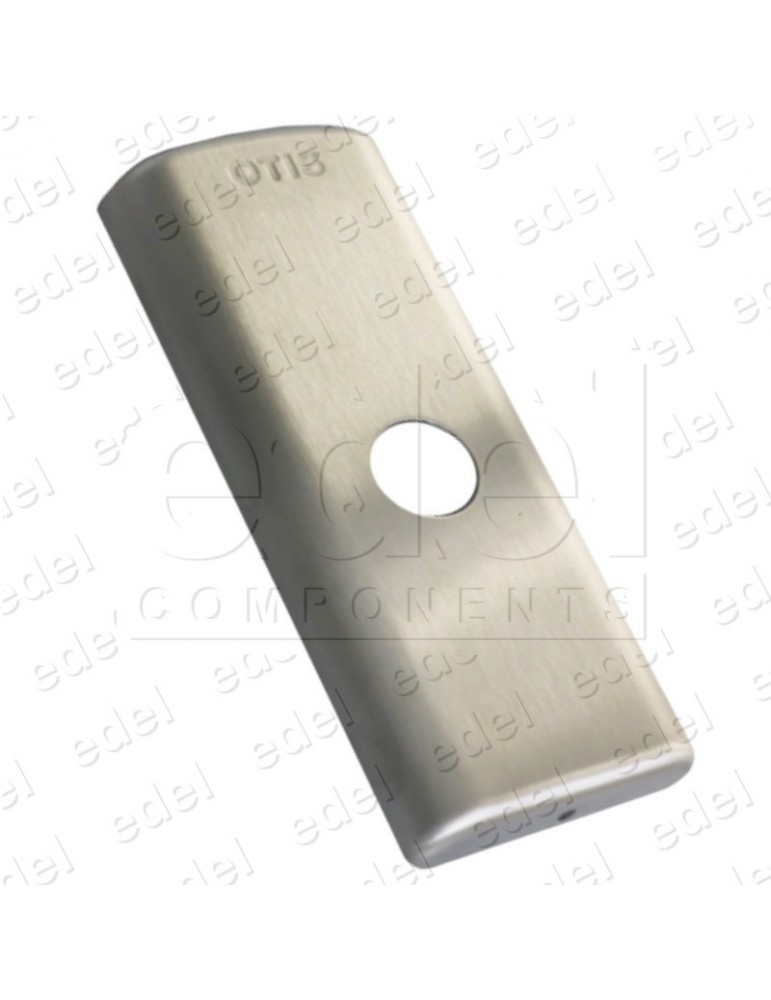 FBA147CH13 BOTONERA RELLANO OTIS CROMO LIJADO 1 ELEMENTO CON LOGO D.28 HBB