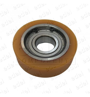 RUEDA COMPLETA 80x25MM C/COJINETE 25x15