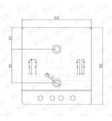 08.621.00 DETECTOR MAGNÉTICO GERVALL ACCIONAMIENTO IMANES CONMUTADO TRIESTABLE