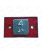 R2172PTBCR04 PUSH BUTTON MAC PUARSA COMPAC BRAILLE COR 1C 24V RED 4
