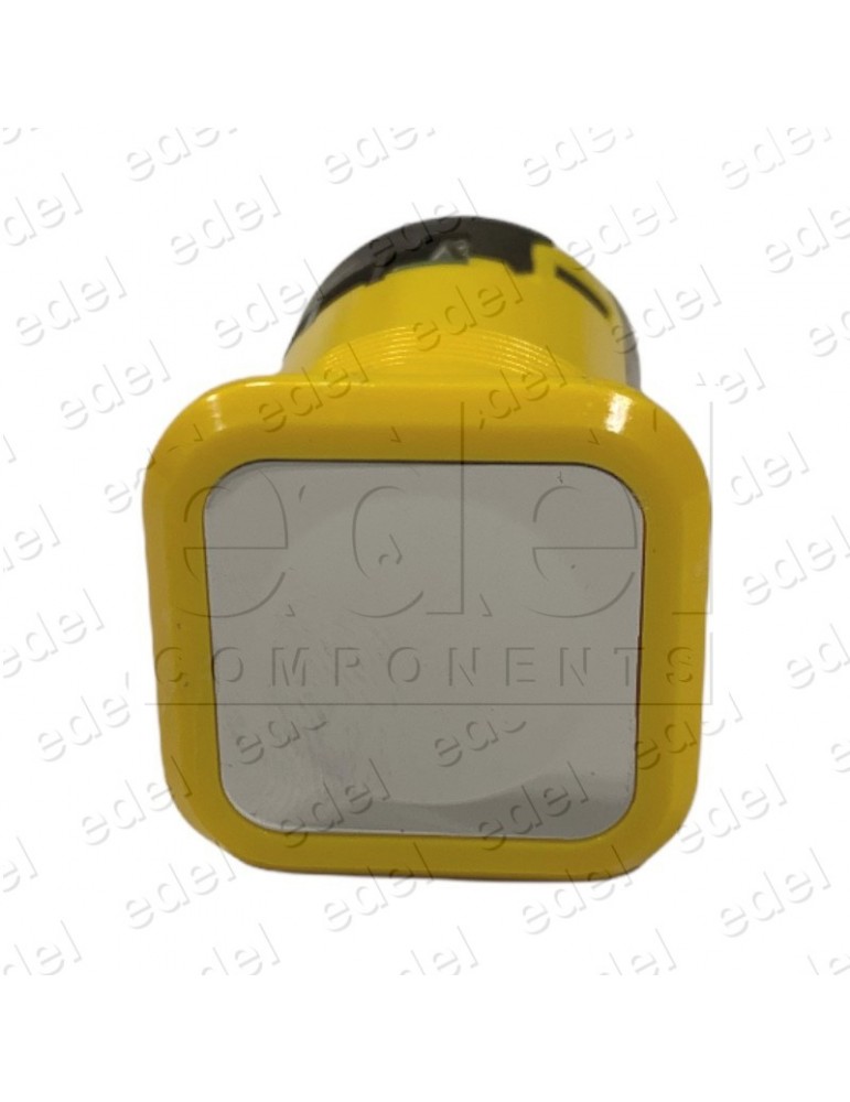 FAA25090M4 PULSADOR OTIS EGUREN ALARM.CUADRADO AMARILLO SIN LUMINOSO