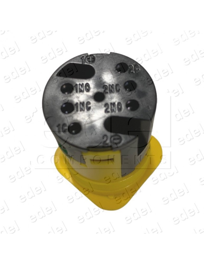 FAA25090M4 BOUTON OTIS EGUREN ALARM. CARRÉ JAUNE SIN  LUM.