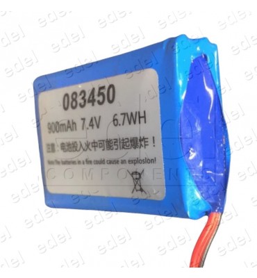 BATERIA 7.4V 0.7 Ah LI 10.5x30.5x51MM (NETEL)