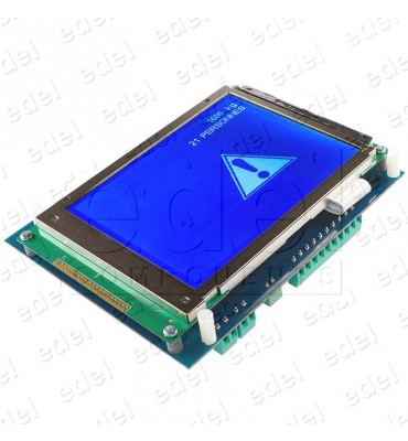 DISPLAY LCD EDEL 64300H HORIZONTAL LOGO ENGRAVED