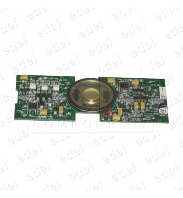 KM713520G01 PLACA SEÑALIZACIÓN BOTONERA DE PISO KONE SIGLAN FLECHA ROJA DELTA