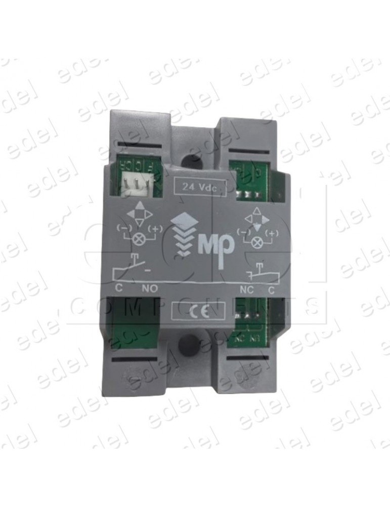 R2172PTBPCN47 PULSADOR MP CENIA BR ENCHUFABLE C/PILOTO LUM.ROJO FLECHA DOBLE