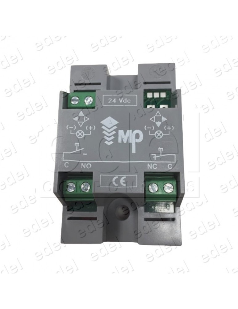 PULSADOR COMPAC V BRAILLE 1C.COR. 24V ROJO (3)