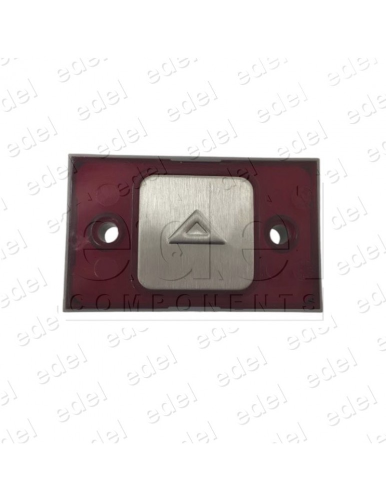 PULSADOR MP COMPAC BRA COR 1C 24V ROJO RELIEVE (FLECHA SUBIDA)