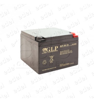 MVW12260 BATTERY 12V 26Ah + ECO-TAX 175X165X125mm 9.3K F3M5 (OTIS)