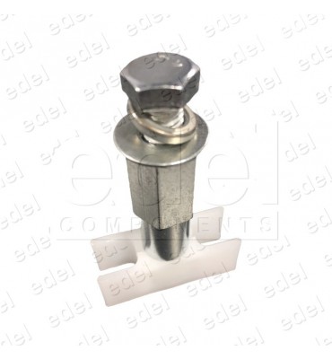 AGH-15B0.00000 PATIN COMPATIBLE FERMATOR.16MM AVANT 2007 PORTE PALIÈRE SAUF VANTEAUX DE VERRE (1 PC.)