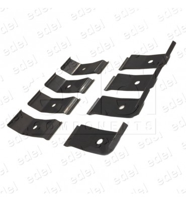 AMI-FE00.S0000 CLAMP SET VISION GLASS SWING DOOR  MODEL FERMATOR ( 8 U. )