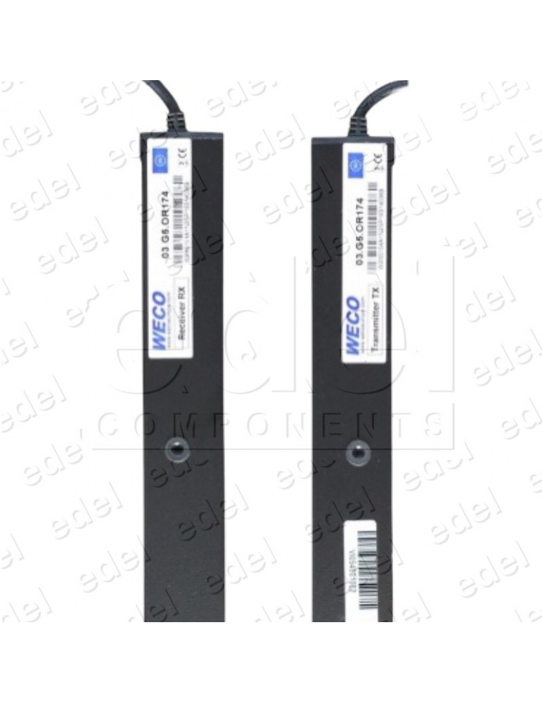 5123944-1 BARRERA FOTOELÉCTRICA WECO SIN CABLEADO EN81-20 (FC) 03.G5.OR3 - 03.G5.OR174 - EXCLUSIVA ORONA