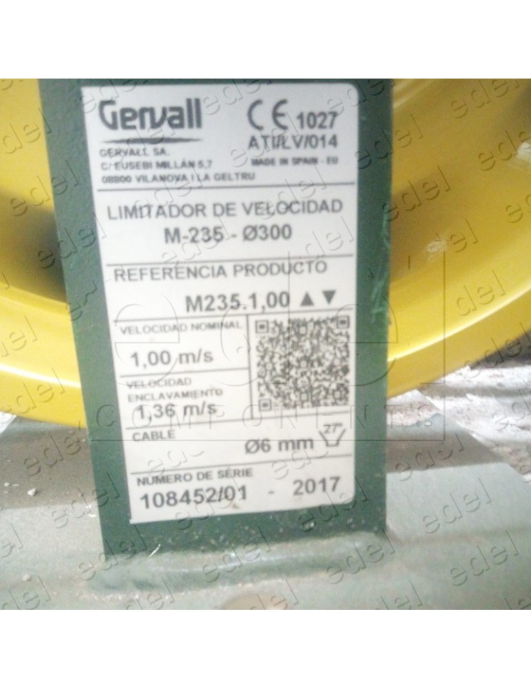LIM.GERVALL M235 300MM P.SPL R/M S/B 1,00M/S