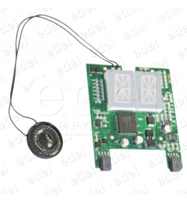 FAA23600AB1 PLACA DISPLAY OTIS SEGMENTOS HPI 15