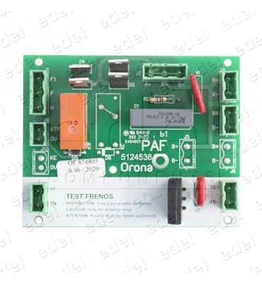 5124536-1 PLACA FRENO PAF ARCA III