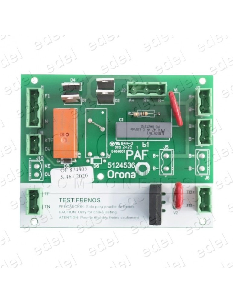5124536-1 PLACA FRENO PAF ARCA III