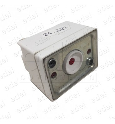 SQ3L-A/I CUERPO PULSADOR SQ 3 LUMINOSOS INDEPENDIENTES ROJO 24V 1 CONTACTO