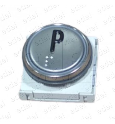 BMSVL34MR.00 P BOUTON DMG BM MACRO  LUM. ROUGE INOX P