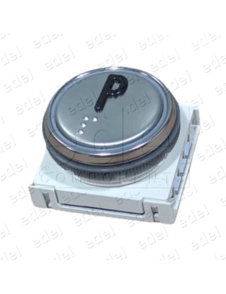 BMSVL34MR.00 P BOUTON DMG BM MACRO  LUM. ROUGE INOX P