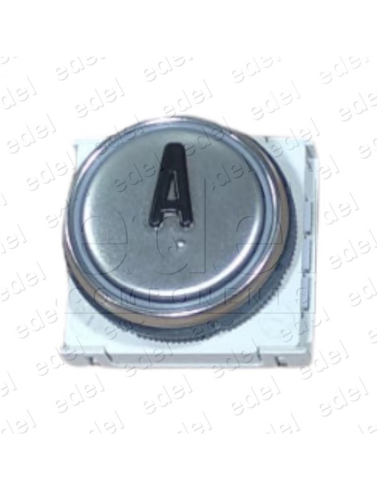 BMSVL34MR.00 A PUSH BUTTON DMG BM MACRO RED LIGHT INOX A