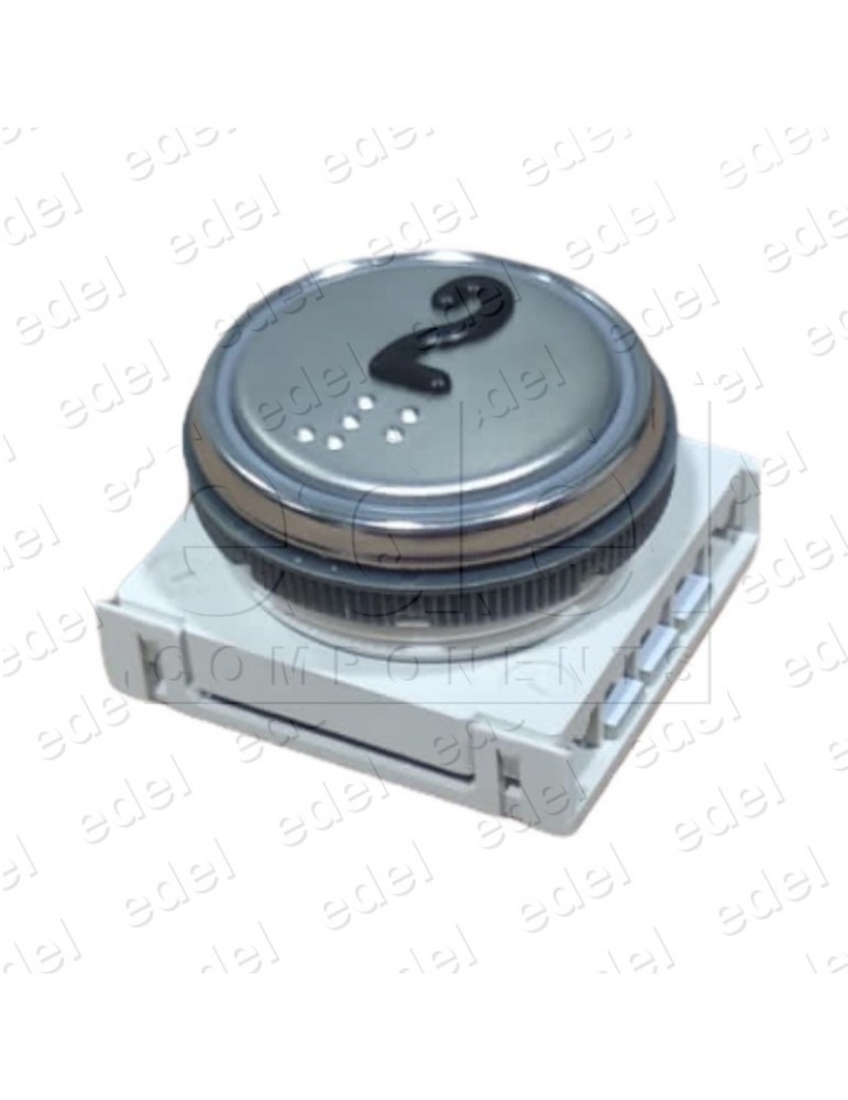 BMSVL34MR.00 2 PUSH BUTTON DMG BM MACRO RED LIGHT INOX 2