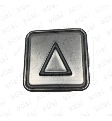 BOUTON SCHAEFER MT 42  SANS BRAILLE ROUGE INOX  FLÊCHE MONTÉE