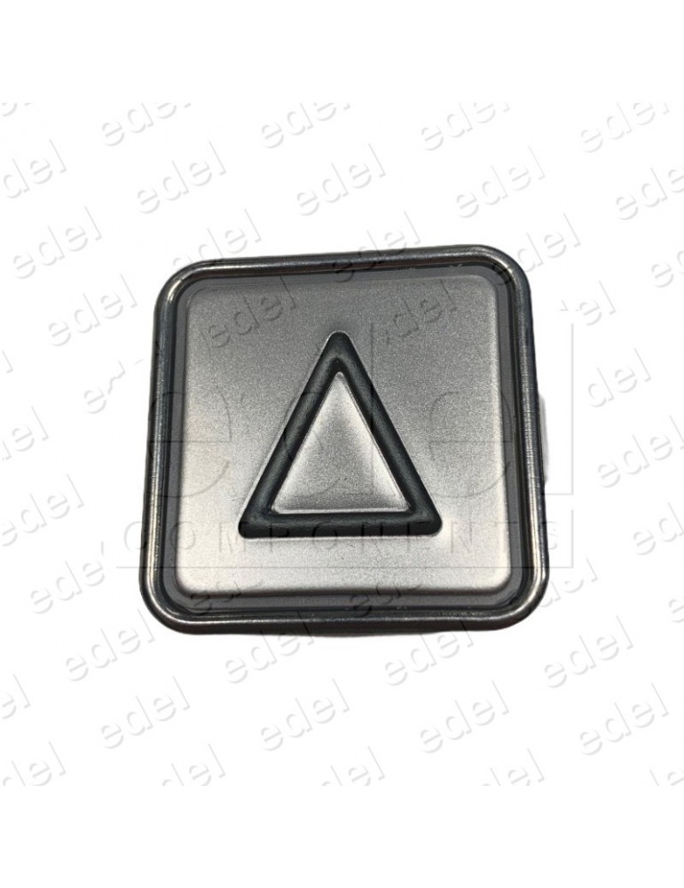 BOUTON SCHAEFER MT 42  SANS BRAILLE ROUGE INOX  FLÊCHE MONTÉE