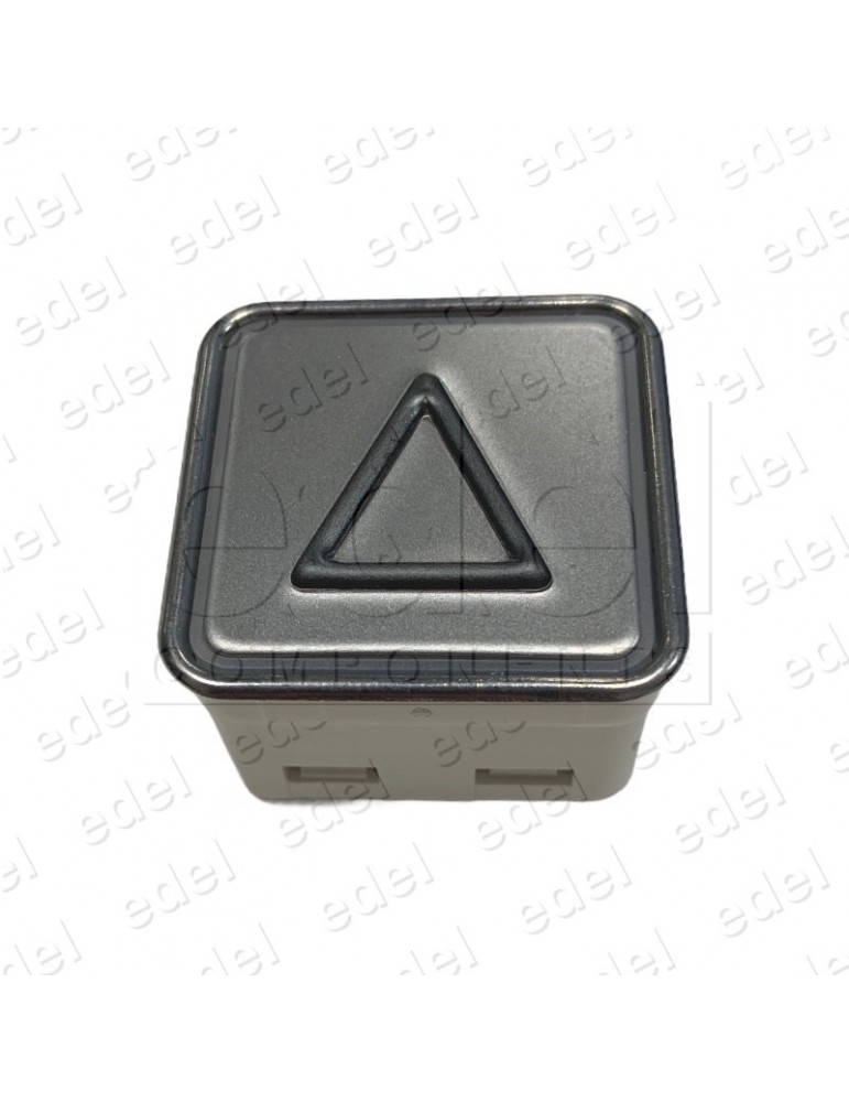 PUSH BUTTON SCHAEFER MT 42  W/OUT BRAILLE RED INOX  ARROW UP