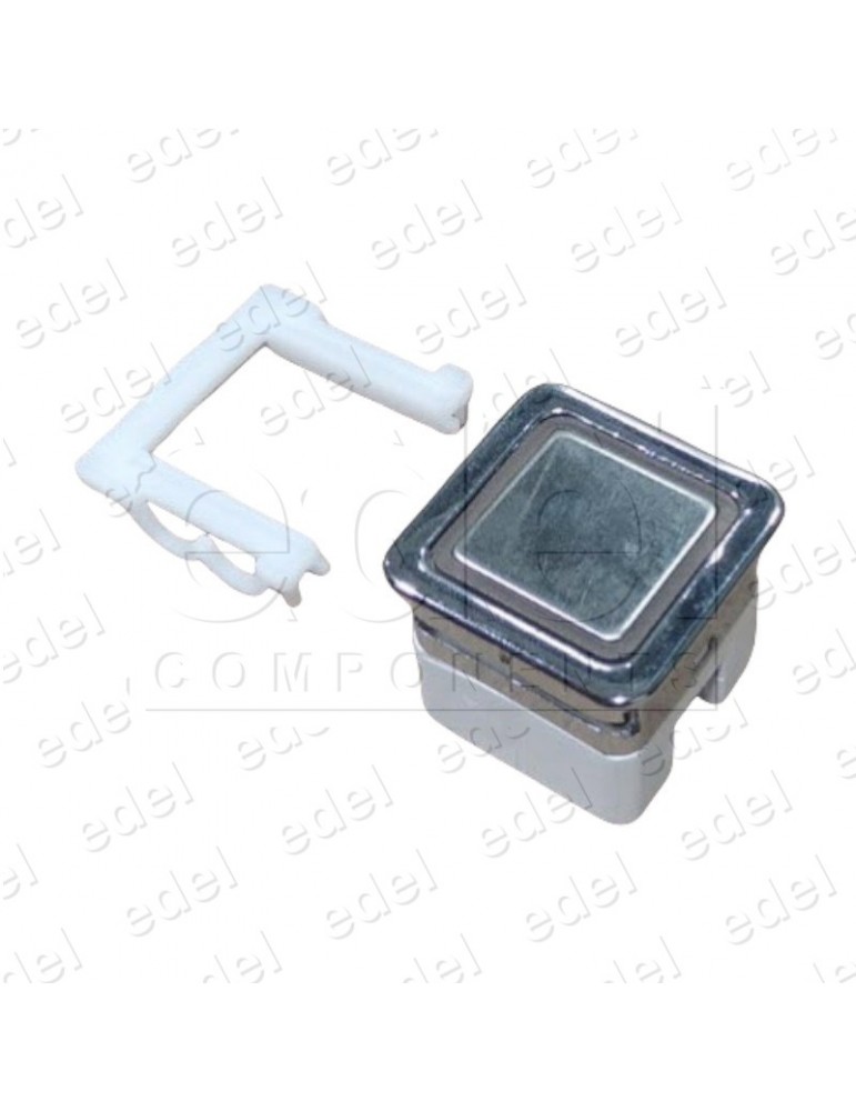 PLC.S/I.24V. BOUTON IRIMAR  CHROME  1NO  LUM.. 24V  ROUGE "S/I"