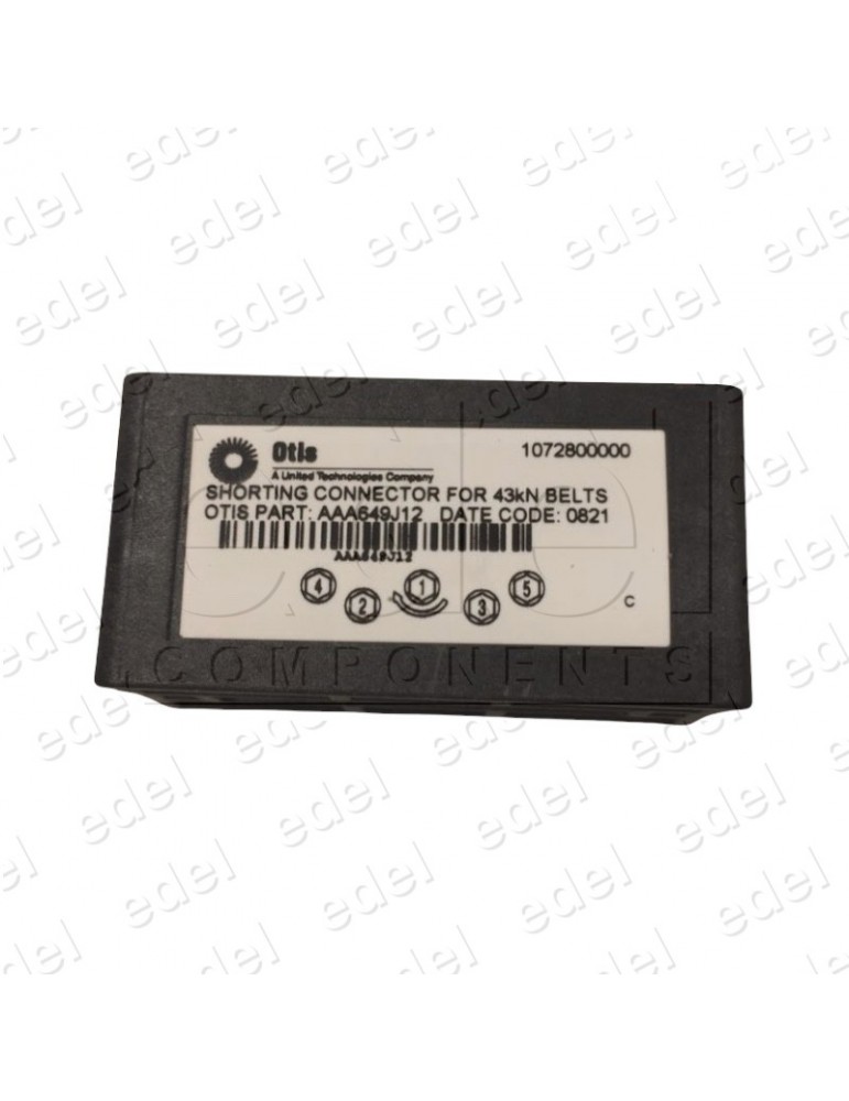 AAA649J12 CONECTOR OTIS MONITOREO MRL PULSE CORREAS