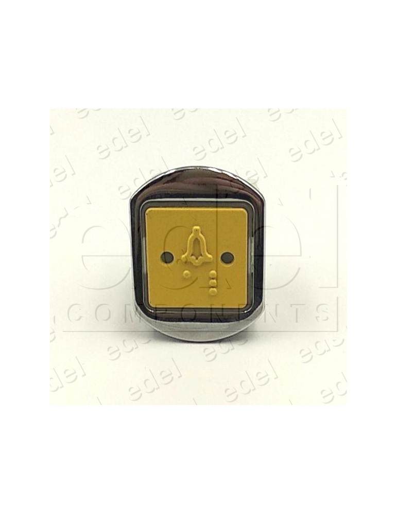 PULSADOR LIFT DOBLE LED 12/24V OVALADO ( ALARMA )