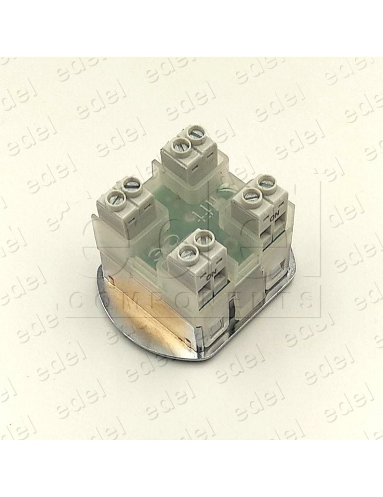 PULSADOR LIFT DOBLE LED 12/24V OVALADO ( ALARMA )