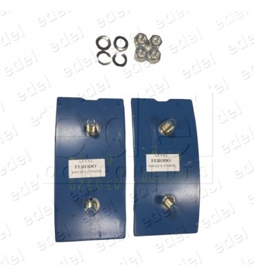 TOC5048B1 ZAPATAS DE FRENO OTIS 13VTR/160VAT KIT 2 UNIDADES A176MM