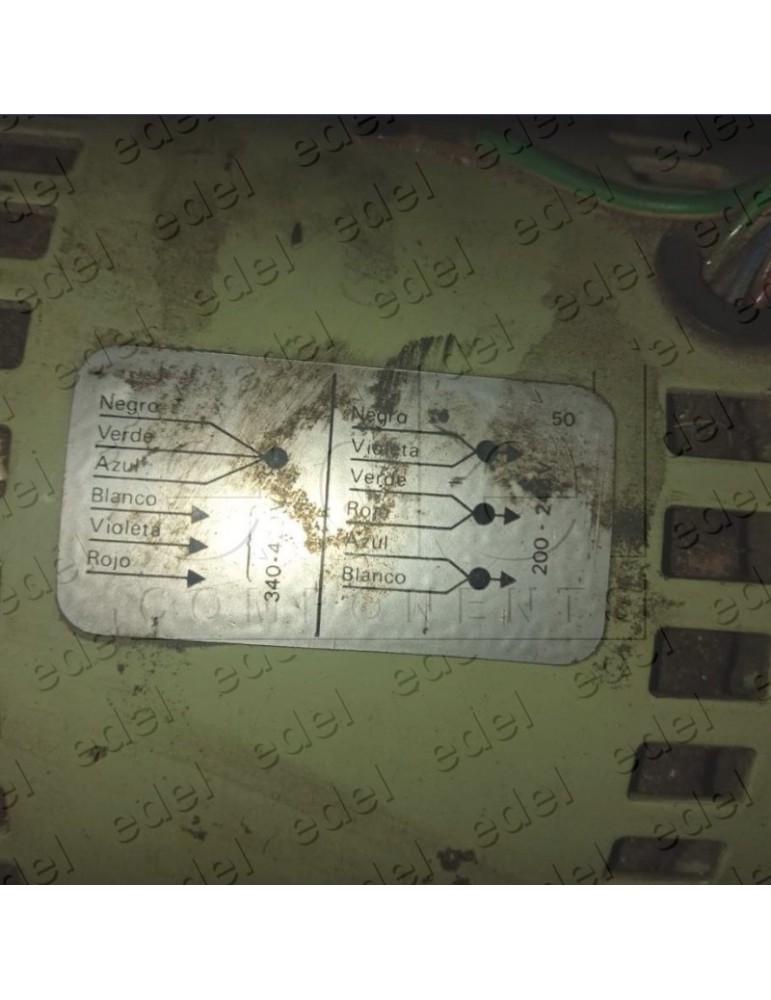 ESP_2101145D MOTOR PUERTA SCHINDLER QK BT40-12 220/380V 0.39/0.22A 50HZ + FRENO