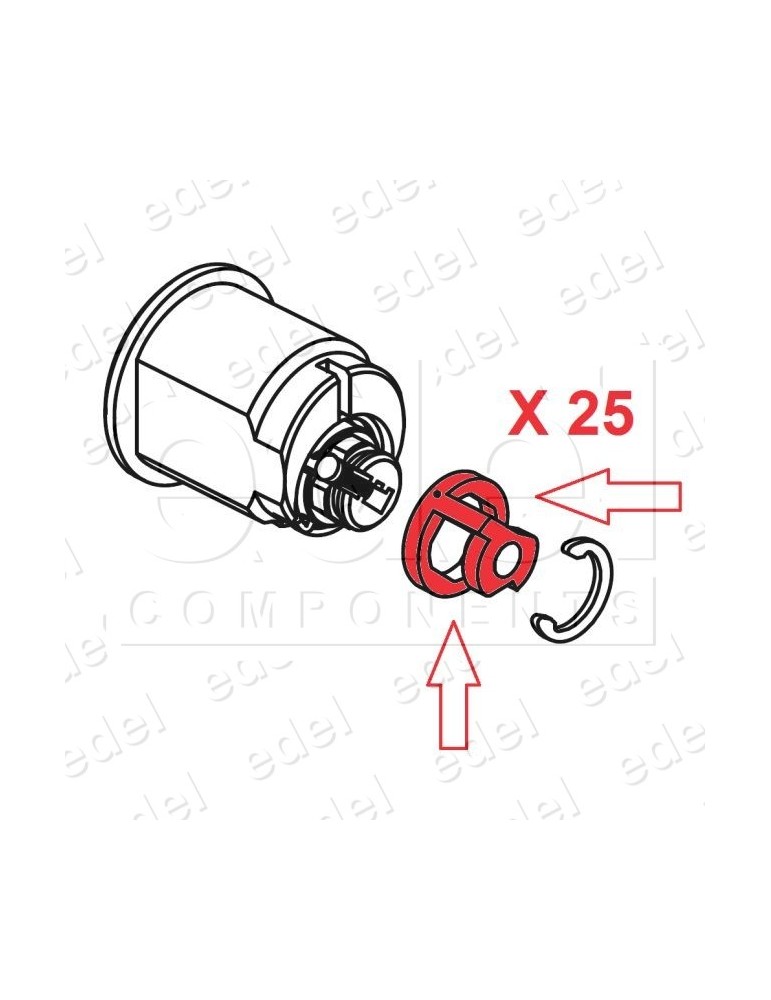 2172LEVALLAV ACCESORIO LEVA LLAVIN COMPAC 25UN