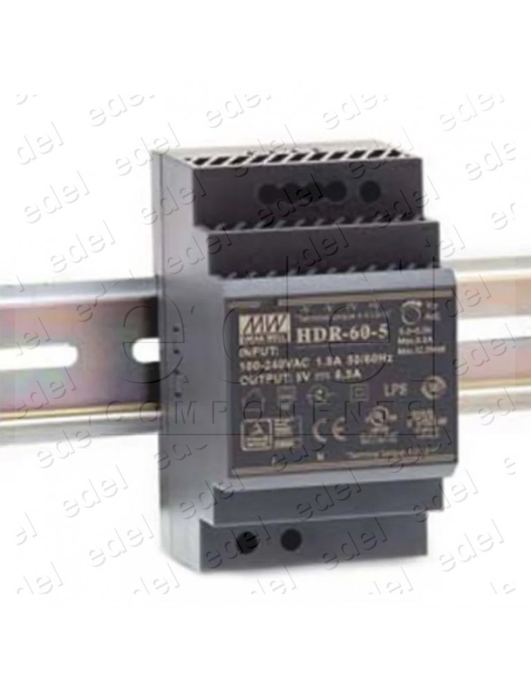 SOURCE D'ALIMENTATION MW 2.5A 24V HDR-60-24