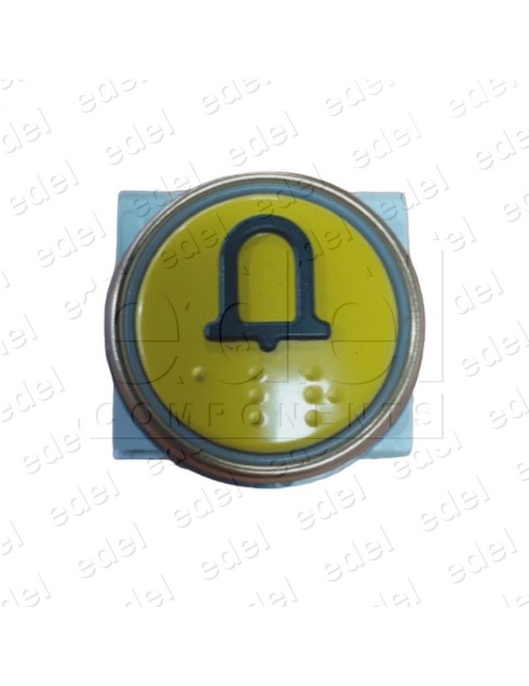 BMSAL44MR.00 ALR PULSADOR DMG BM MACRO 2NO 1NC 24V ROJO INOX ALARMA