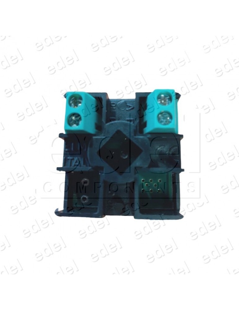 PULSADOR ELMI RP42 GRAF. BRAILLE LED ROJO 24V (1)