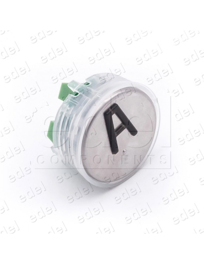 PUSH BUTTON VEGA VENUS  RED LIGHT 12/24V A