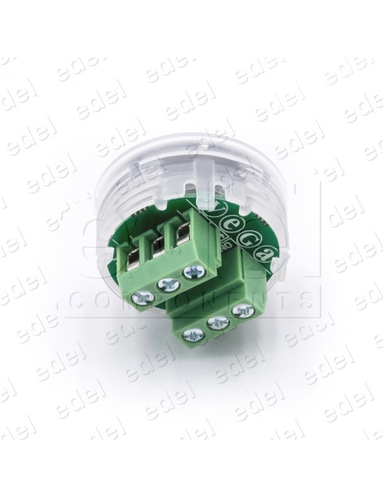 PUSH BUTTON VEGA VENUS  RED LIGHT 12/24V A